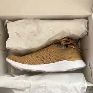 APL Athletic Propulsion Labs Mens Techloom Wave Tan White Sneakers Size 13